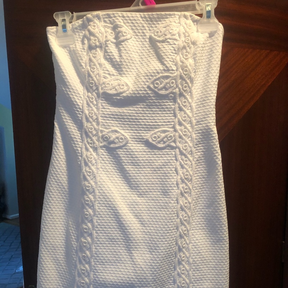 Lilly Pulitzer like new strapless dress 00 xxs